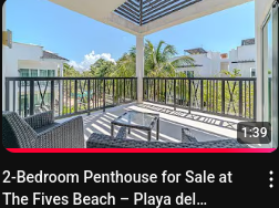 Penthouse for Sale in The Fives Playa del Carmen