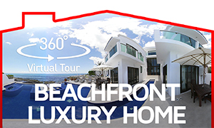 360° Video Tour Beachfront Home in Puerto Aventuras 